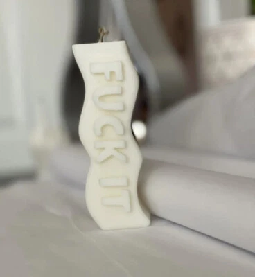 Свеча неправильных слов, свеча из соевого воска, смешной подарок, домашний декор, FCK It - Изображение 1 из 4