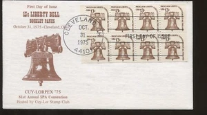 1975 Cleveland Ohio Liberty Bell CUY-LORPEX SPA Convention First Day Cover - Picture 1 of 2