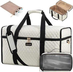 Travel Duffle Bag Weekender Women Carry On Airplanes Yoga Gym Wet Pocket 3Pcs - Picture 1 of 6
