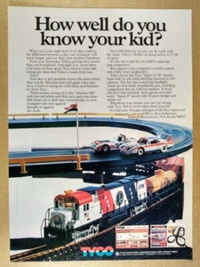 1974 Tyco America 500 Pro Racing & Spirit of '76 Train Set vintage print Ad - Picture 1 of 1