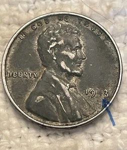 RARE 1943 Steel LINCOLN CENT WHEAT PENNY - GHOST 4 ERROR ~ WWII ERA ~ No Mint - Picture 1 of 2