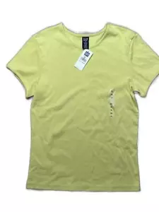 Vintage GAP X-Large Classic Fit Tee - Soft Lemon Yellow XL - Bild 1 von 5
