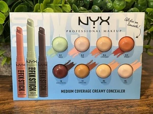 Tarjeta de muestra corrector corrector NYX Pro Fix Stick - cobertura media cremoso - Imagen 1 de 2