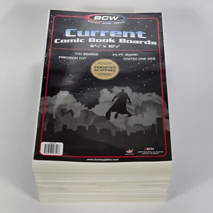 150 BCW aktuelle Comic-Tafeln 6 3/4" x 10 1/2" ~ gebraucht ~ 6,75 x 10,5 Zoll - Bild 1 von 4