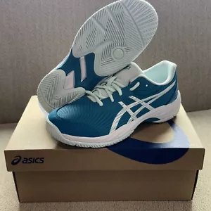 Asics GEL-GAME 9 GS 1044A052-406 KIDS TEAL BLUE/WHITE Size 6 SHIPS TODAY! - Picture 1 of 8