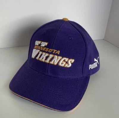 Minnesota Vikings NFL Puma Gorra Ajustable Gorra Liga Nacional de Fútbol Púrpura Foto 1 de 4