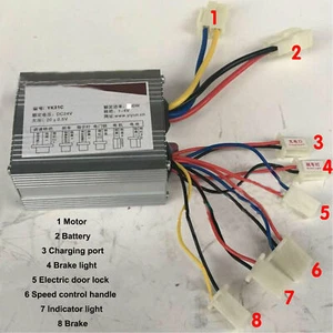 Brushed Motor Controller YK31C 24V 36V 48V 500W For Electric Bike Scooter - Picture 1 of 5