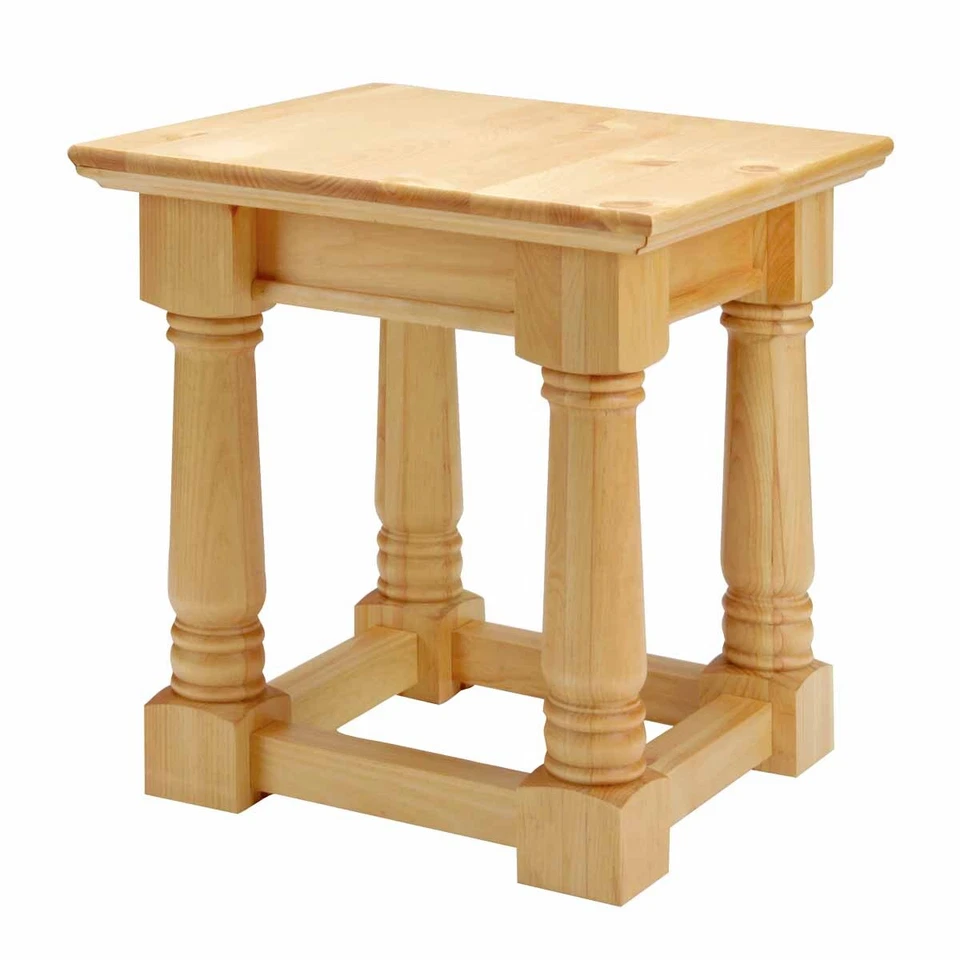 Bedroom End Tables Country Pine Mission End Table Living Room 23 Inch - Image 1 of 1
