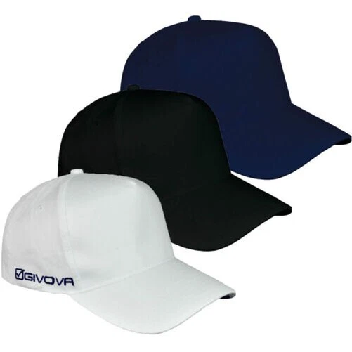 Givova Donna Uomo Tempo Libero Sport Moda Berretto ACC09 Blu Bianco Nero Nuovo - Immagine 1 di 1