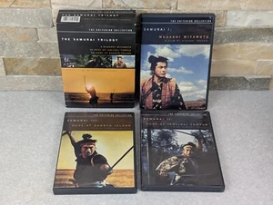 The Samurai Trilogy (3 DVD Box Set) Criterion Collection W/ Insert LIKE NEW COND - Picture 1 of 5
