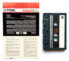 Mc Musicassetta Tdk D90 d 90 Vintage Compact Cassette Audio Tape Usata Used Z