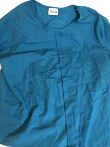 Bentley Vintage Women’s Top Shirt 24w 44 Teal Sh4 - Picture 1 of 4