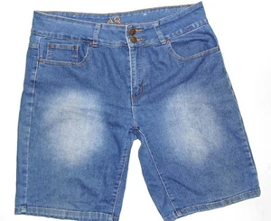 Bermuda-Shorts AQ American Qualität Denim blau Denim für Damen Gr. 14x10,5 - Bild 1 von 4