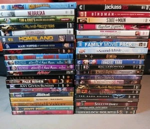 DVD Movie Huge LOT 43 Movies - Some Sealed, Action, Adventure, Comics, TV, LOTR - Picture 1 of 6