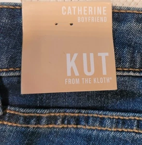 Kut From The Kloth Jeans Womens 24W Catherine Boyfriend Denim Stretch Coziness - Picture 1 of 17