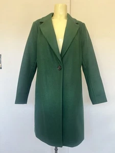 Dept 19 Coat Women AU 14 Green Single Button - Picture 1 of 15