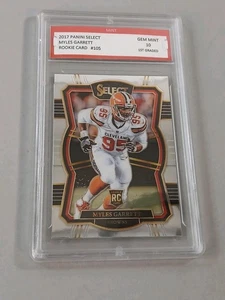 2017 Panini Select Myles Garrett Gem Mint 10 #105 Silver Prizm (RC) Rookie - Bild 1 von 5