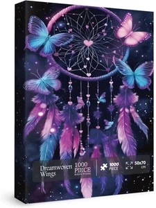 Dreamwoven Wings/Butterflies 1000 Pc Jigsaw Puzzle, Brand New-Sealed Box! - Picture 1 of 7