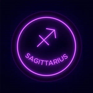 Sagittarius Zodiac Horoscope Illuminated LED Neon bright sign for wall/window - Bild 1 von 6