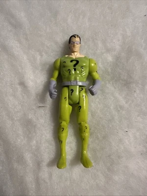 Figura de acción de colección The Riddler 1988 DC Super Powers traje verde y púrpura Foto 1 de 4