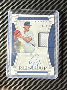 Jackson Jobe 2023 National Treasures On Card Auto /99 - Picture 1 of 2