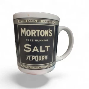 Taza de café de cerámica Morton's Salt de colección 8 oz - Imagen 1 de 3