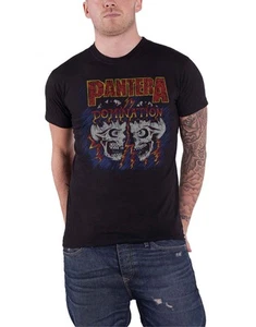 Pantera T Shirt Domination band logo vintage new Official Mens Black - Imagen 1 de 3