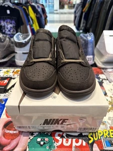 Size 6 - Travis Scott x Air Jordan 1 Retro OG SP Low Velvet Brown DM7866 202 - Picture 1 of 6