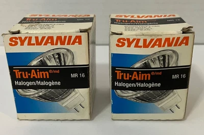 Sylvania Tru-Aim MR16 Halogen Light Bulb Low Voltage GU5 3 Bi-Pin Base - Image 1 of 4