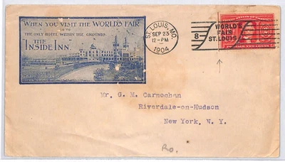 USA EXHIBITION World's Fair ILLUSTRATED Advert Cover St Louis 1904 Machine YH356 - Image 1 of 4