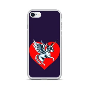 "Bostiecorn" iPhone® Case Boston Terrier Bostie Unicorn Pegasus Dog Puppy - Picture 1 of 29