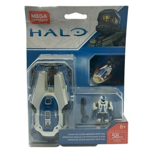 Mega Bloks Construx Halo Operation Ocean Breaker Drop Pod Set FVK11 2018 - Imagen 1 de 6