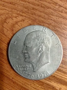 Eisenhower Silver Dollar - Picture 1 of 2