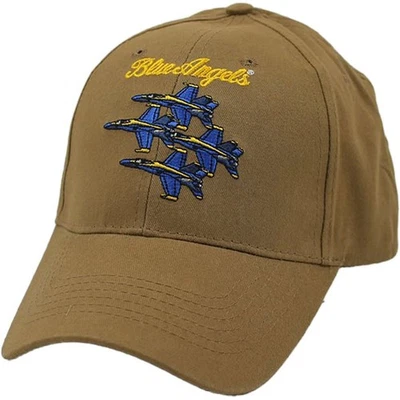 NEW U.S. Navy Blue Angels Baseball cap hat. Khaki. 6880 - Image 1 of 4