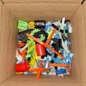 Fisher-Price Construx construction building Vtg Gray Blue trucks loose lot 3# - Picture 1 of 2