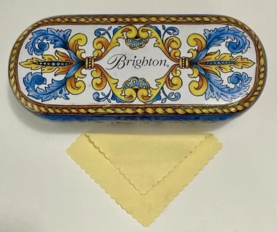 Brighton Floral Desplazamiento Mayólica Diseño Vacío Gafas de Sol Estuche Paño de Limpieza Foto 1 de 4