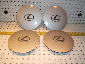 Lexus 1990-92 LS400 OEM orig 15 inch wheels SILVER Chrome center 4 Caps,NOT GOLD - Picture 1 of 19