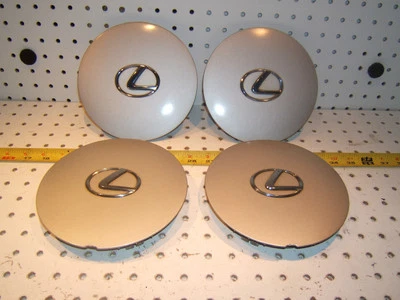 Lexus 1990-92 LS400 OEM orig 15 inch wheels SILVER Chrome center 4 Caps,NOT GOLD - Image 1 of 4