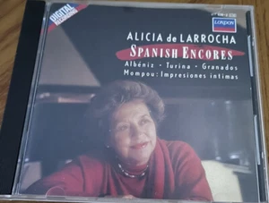 Alicia De Larrocha - Spanish Encores by Alicia De Larrocha (CD, London/Decca) - Picture 1 of 2