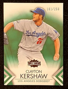 2012 Topps Triple Threads Clayton Kershaw #95 EMERALD Parallel /250 !!! DODGERS - Picture 1 of 2