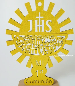 Primera Comunion Recuerdos Caliz Communion Table Centerpiece 12" Centro De Mesa - Picture 1 of 6