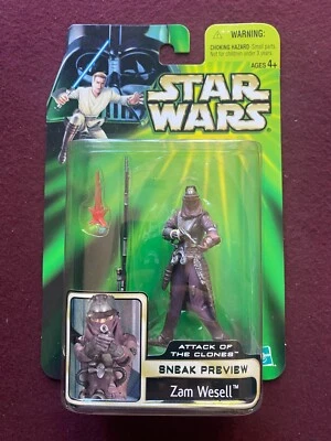 2001 Star Wars Power of the Jedi: Zam Wesell (AOTC Sneak Preview) - Imagem 1 de 2