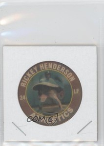 1991 Slurpee Super Star Sports Coins Northeast Region Red Back Rickey Henderson