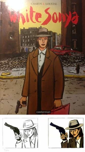 LOUSTAL WHITE SONYA + EX-LIBRIS DIPTYQUE - EDITION ORIGINALE CASTERMAN 2000 - Picture 1 of 2