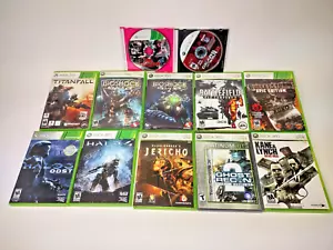 Xbox 360 FPS Shooter 12 Game Lot Halo, Bioshock, Kane and Lynch, tested - Picture 1 of 18
