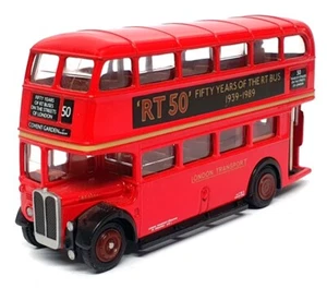 EFE 1/76 Scale 101003C - AEC Regent RT D/Deck London Bus R50 - Red - Picture 1 of 5