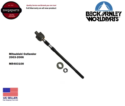 Extremo de varilla de amarre Beck Arnley 101-5780 para 03-06 Mitsubishi Outlander Foto 1 de 4