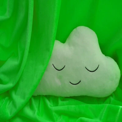 Manta de felpa VERDE LIMA suave Minky tela elástica por yarda terciopelo suave hágalo usted mismo coser Foto 1 de 4