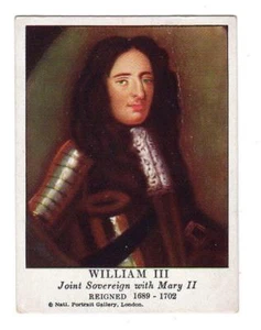 TARJETA DE CIGARRILLOS TAEYTON*REALÍA INGLESA*WILLIAM III*REINÓ 1689-1702*MARY II - Imagen 1 de 2