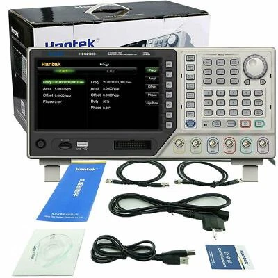 HANTEK HDG2102B 100MHZ Function Arbitrary Waveform Generator 2CH 250MSa Signal - Image 1 of 4